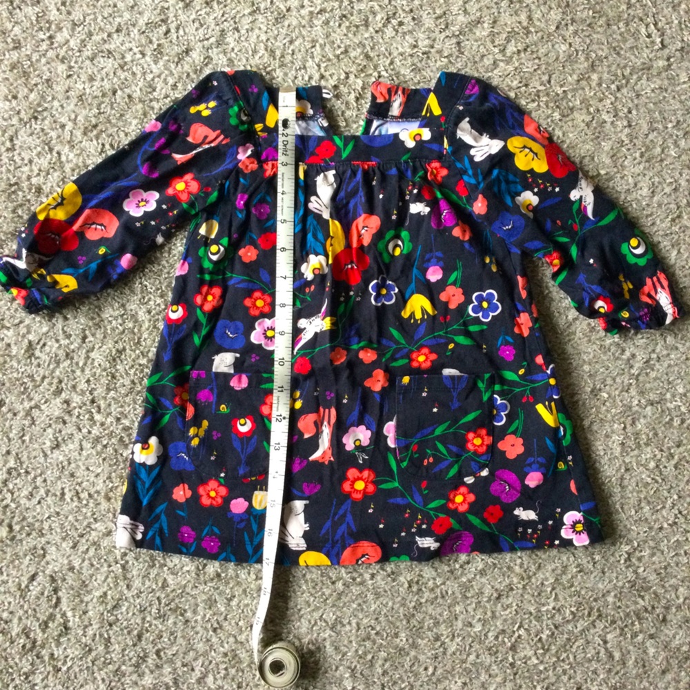 Hanna Anderson Black & Multi Toddler Dress